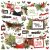 Matrica 12" (30 cm), Banner Sticker / Simple Stories Simple Vintage Christmas Lodge (1 ív)