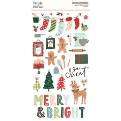   Chipboard 6"X12", Chipboard / Simple Stories Baking Spirits Bright (1 ív)