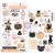 Chipboard , Luna / Prima Marketing Chipboard Stickers  (1 csomag)