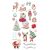 Matrica , Candy Cane Lane 1/ Prima Marketing Puffy Stickers (1 csomag)