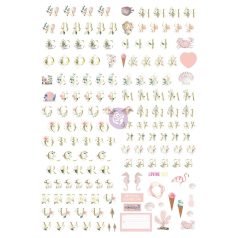   Matrica , Golden Coast / Prima Marketing Alphabet Stickers (1 csomag)