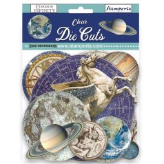   Kivágat (áttetsző) , Cosmos Infinity / Stamperia Clear Die Cuts (1 csomag)