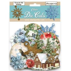   Kivágat (áttetsző) , Romantic Home for the holidays / Stamperia Clear Die Cuts (1 csomag)