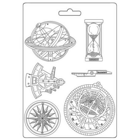 Öntőforma A4, Cosmos Infinity compass / Stamperia Soft Mould (1 db)