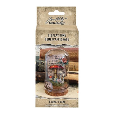 Tim Holtz üveg kupola Display Dome Idea-ology Tim Holtz Christmas (1 db)