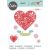 SIZZIX vágósablon 666017, Doily Heart / Sizzix Thinlits Die Set (1 csomag)