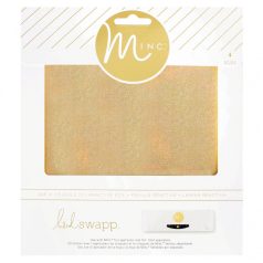   Minc fólia 6" (15 cm), Heidi Swapp - Minc /  6×6 Gold Glitter Reactive Foil Sheets (4 db)