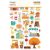 Matrica , Sticker Book / Simple Stories Harvest Market (12 ív)