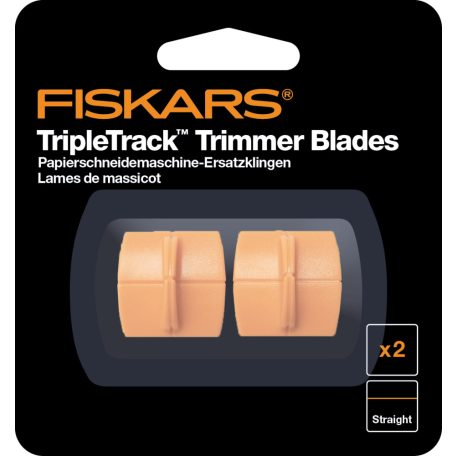 Fiskars pótpenge - egyenes vágáshoz, Paper Trimmer Blades TripleTrack Straight  (2 db)