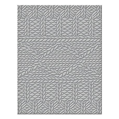 Spellbinders Domborító mappa Sweater Weather Embossing Folder (1 db)