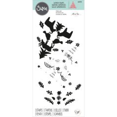   SIZZIX szilikonbélyegző 664934, Folk Tree / Sizzix Layered Clear Stamps (1 csomag)