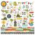 Matrica 12" (30 cm), Cardstock Stickers / Simple Stories Pet Shoppe (1 ív)