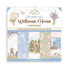   Papírkészlet 8" (20 cm), Create Happiness Welcome Home / Stamperia Paper Pack (10 ív)