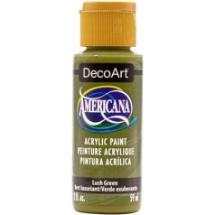   Akrilfesték - matt 59 ml, Lush Green / DecoArt Americana® Acrylics (1 db)