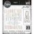 SIZZIX vágósablon 666281, Alphanumeric Bulletin  Tim Holtz/ Sizzix Thinlits Die Set  (1 csomag)