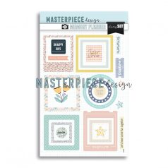   Chipboard A5, Frames / Masterpiece Chipboard stickers (1 csomag)