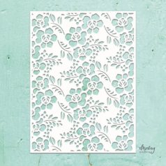 Mintay Stencil 6"x8" - Flowers - Stencil  (1 db)