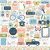 Echo Park Matrica 12" (30 cm), Cardstock Stickers - Day In The Life No. 2 (1 ív)