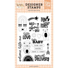   Echo Park Szilikonbélyegző, Clear Stamps - Little Love - Our Baby (1 db)