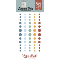   Echo Park Díszítőelem Enamel Dots - Dream Big Little Boy (1 csomag)