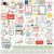 Echo Park Matrica 12" (30 cm), Cardstock Stickers - Life Is Beautiful (1 ív)