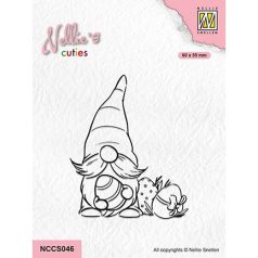   Nellie's Choice Szilikonbélyegző - Easter Gnom - Clear Stamps (1 csomag)