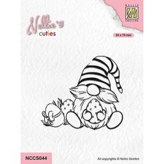   Nellie's Choice Szilikonbélyegző - Easter Gnom - Clear Stamps (1 csomag)