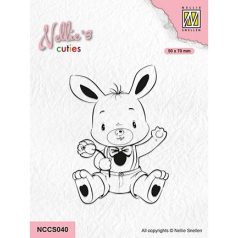   Nellie's Choice Szilikonbélyegző - Bunny - Clear Stamps (1 csomag)