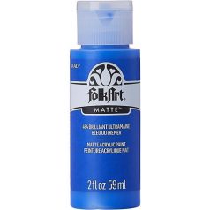   Folkart Akrilfesték - matt - 59 ml - Brilliant Ultramarine - Acrylic Matte (1 db)