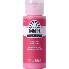   Folkart Akrilfesték - matt - 59 ml - Hot Pink - Acrylic Matte (1 db)