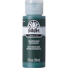   Folkart Akrilfesték - matt - 59 ml - Hunter Green - Acrylic Matte (1 db)