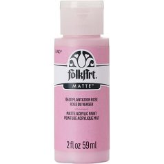   Folkart Akrilfesték - matt - 59 ml - Plantation Rose - Acrylic Matte (1 db)