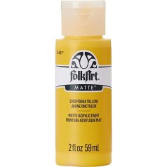   Folkart Akrilfesték - matt - 59 ml - Podge Yellow - Acrylic Matte (1 db)