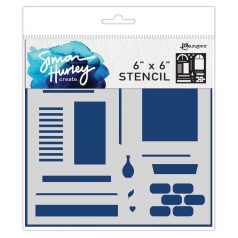   Simon Hurley Stencil 6" (15 cm) - Window maker - Stencil (1 db)