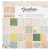 American Crafts Papírkészlet 12" (30 cm) - Crate Paper - Gingham Garden - Gold Foil - Paper Pad (48 lap)