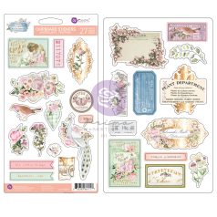   Prima Marketing Chipboard - The Plant Department - Prima Marketing Chipboard Stickers  (1 csomag)