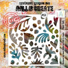 AALL & Create Stencil 6" (15 cm) - Paper Cuts (1db)