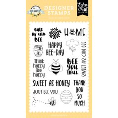   Echo Park Szilikonbélyegző  - Clear Stamps - Bee Happy (1 db)