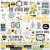 Echo Park Matrica 12" (30 cm) -  Cardstock Stickers - Bee Happy (1 ív)