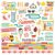 Simple Stories Matrica 12" (30 cm) - Cardstock Stickers - Retro Summer (1 ív)