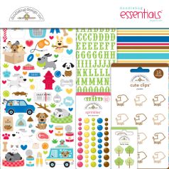   Doodlebug Design Scrapbook készlet 12" (30 cm) - Doggone Cute - Essentials Kit (1 csomag)