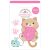 Doodlebug Design Díszítőelem  - Pretty Kitty - Playtime - Doodle-Pops (1 db)