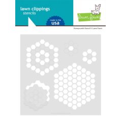   Lawn Fawn Stencil LF2925 - honeycomb - Lawn Clippings Stencils (1 csomag)