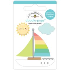   Doodlebug Design Díszítőelem  - Seaside Summer - Sail-ebrate Good Times - Doodle-Pops (1 db)