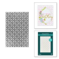   Spellbinders Domborító mappa - Circle Illusion - 3D Embossing Folder (1 db)