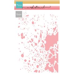   Marianne Design Stencil - Tiny's Ink stains - Stencils (1 db)