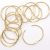 Albumkarika 50 mm - Gold - Arany - Book binding rings (12 db)