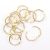 Albumkarika 25 mm - Gold - Arany - Book binding rings (12 db)