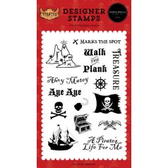   Carta Bella Szilikonbélyegző - Stamp Set - Walk The Plank Pirates (1 csomag)