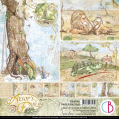   Ciao Bella Scrapbook papírkészlet 8" (20 cm) - Aesop's Fables - Paper Pad (12 lap)